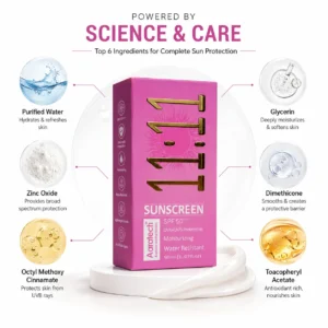 khaliyat sunscreen 11:11